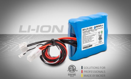 Li-Ion battery pack with IEC/EN/UL 62133-2 for demanding industrial and medical applications