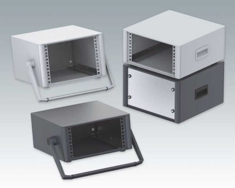 New Half-Width TECHNOMET 10.5” Portable Enclosures For 42HP Subracks/Chassis
